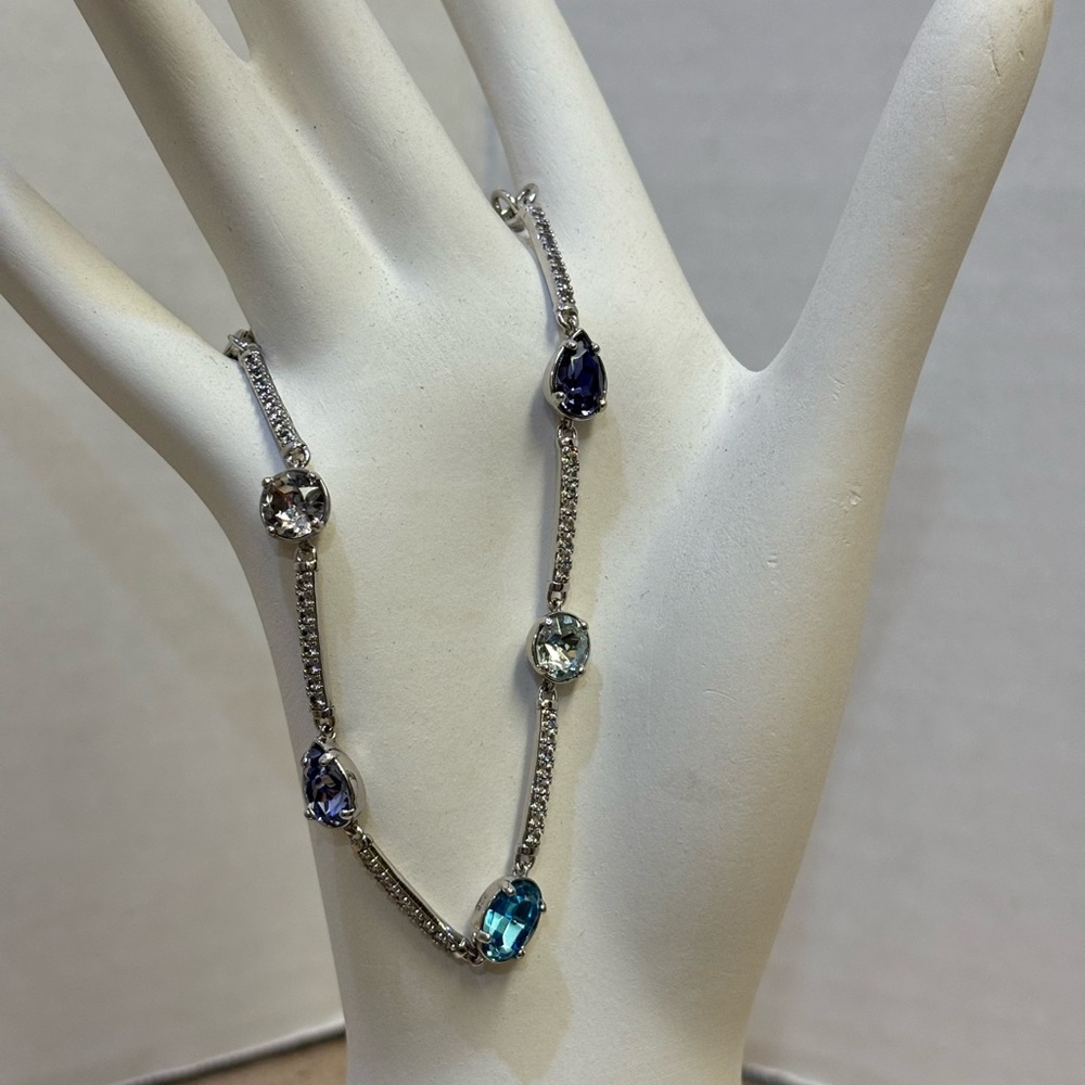 Brosway Italia Crystal and Sterling Bracelet and Earring Set